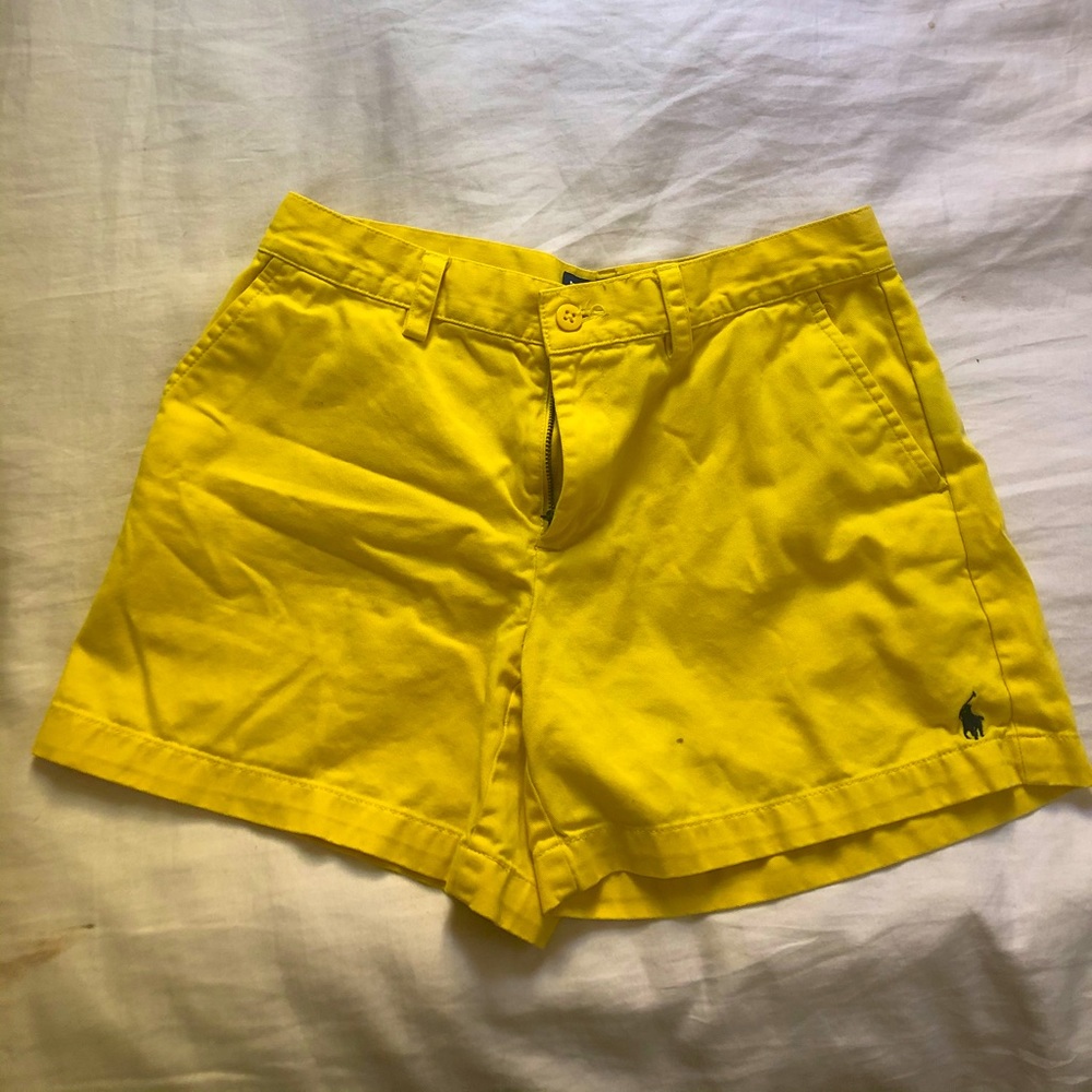 Yellow Ralph Lauren Shorts